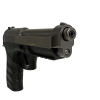 Пневматический пистолет Ekol ES P92 (Beretta) Fume, кал. 4,5 мм (никель)