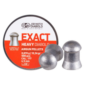 Пули JSB Exact Heavy Diabolo 4,5 мм, 0,67 грамм, 500 штук